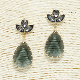 94062, TEARDROP ACRYLIC ACCENT DANGLE EARRING