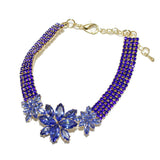 94143, MARQUISE CUBIC ZIRCONIA ACCENT PAVE RHINESTONE BRACELET, WEDDING, BRIDAL, PROM