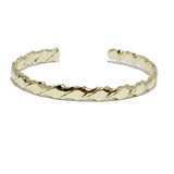 94352, DESIGNER INSPIRED BRASS CUFF BRACELET