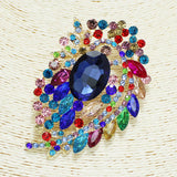 94468, MULTI SHAPE RHINESTONE PIN BROOCH