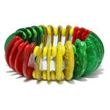 94547, COLORFUL WOOD STRETCH BRACELET