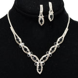 94592, MARQUISE RHINESTONE ACCENT NECKLACE, WEDDING, BRIDAL, PROM