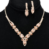 94592, MARQUISE RHINESTONE ACCENT NECKLACE, WEDDING, BRIDAL, PROM