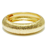 94675, TEXTURED ROUND METAL BANGLE BRACELET