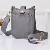 94700, SOLID NYLON MINI CROSSBODY BAG