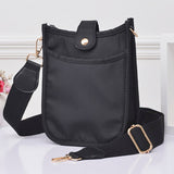 94700, SOLID NYLON MINI CROSSBODY BAG