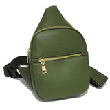 94701, FAUX LEATHER MINI SLING BAG