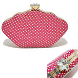 94775, PAVE RHINESTONE BLING EVENING CLUTCH BAG