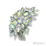 94824, MULTI SHAPE RHINESTONE PIN BROOCH