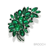 94824, MULTI SHAPE RHINESTONE PIN BROOCH