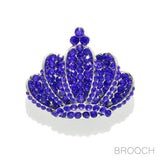 94825, CROWN RHINESTONE PIN BROOCH