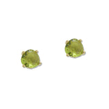 108425, GOLD DIPPED GEOMETRIC GLASS STONE STUD EARRING