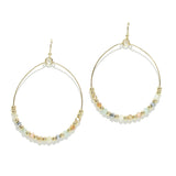 94919, ROUND BEADED EARRING