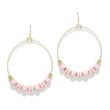 94921, MIXED BEAD ROUND EARRING