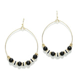 94921, MIXED BEAD ROUND EARRING