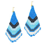 94922, TEARDROP SEED BEAD EARRING
