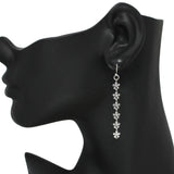 94927, DAINTY FLOWER DROP DANGLE EARRING