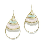 94930, TEARDROP BEADED EARRING