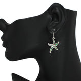 94937, STARFISH ABALONE ACCENT EARRING