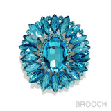 94954, RHINESTONE EVENING PIN BROOCH