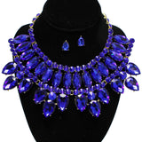 94979, RHINESTONE EVENING NECKLACE SET, WEDDING, BRIDAL, PROM