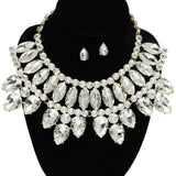 94979, RHINESTONE EVENING NECKLACE SET, WEDDING, BRIDAL, PROM