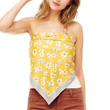 95032, FLORAL PRINTED SILKY TWILL SCARF