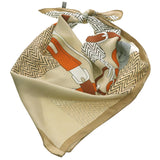 95039, MULTI PATTERN HORSE PRINT SILKY BANDANA