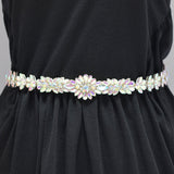 95194, HANDMADE RHINESTONE EVENING WEDDING BELT & HEADBAND, BRIDAL, PROM