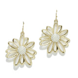 95222, SUNFLOWER DANGLE EARRING