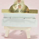 95227, CUBIC ZIRCONIA BAR DESIGNER INSPIRED ADJUSTABLE BRACELET