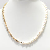 95342, FRESHWATER PEARL WITH CHAIN NECKLACE