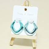 95426, GEOMETRIC BOLD HOOP EARRING