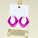 95426, GEOMETRIC BOLD HOOP EARRING