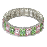 95523, RHINESTONE EVENING STRETCH BRACELET, WEDDING, BRIDAL, PROM