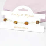 95557, SEMI PRECIOUS STONE WITH PEARL BRACELET