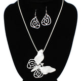 95587, BUTTERFLY PENDANT NECKLACE