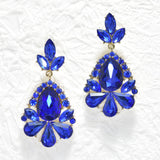 95603, MULTI RHINESTONE EVENING EARRING