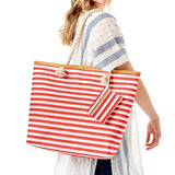 95632, STRIPE BEACH BAG