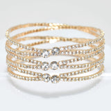 95662, PAVE RHINESTONE OPEN CUFF BRACELET