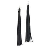95705, LONG GENUINE SUEDE LEATHER FRINGE EARRING