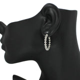 95725, 1" BALL STAINLESS STEEL HUGGIE HOOP EARRING