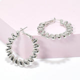 95729, 35MM SPRING LOOK ROUND HOOP EARRING