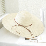 95791, STRAW FLOPPY HAT WITH STRING BRIM