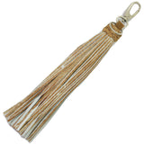 95913, GENUINE LEATHER SUEDE TASSEL KEYCHAIN