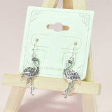 95941, TROPICAL FLAMINGO FILIGREE EARRING