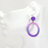 95942, ROUND SEED BEAD EARRING
