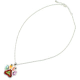 95964, PAW SEED BEAD ACCENT PENDANT NECKLACE