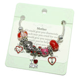 95966, "I LOVE MOM" CHARM BRACELET, MOTHER'S DAY