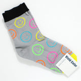 95975, SMILE HAPPY FACE PRINT SOCKS